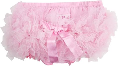 Rufflebutts Infanttoddler Girls Pink Frilly Ruffled Skirted Bloomer