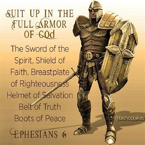 Ephesians 6 Armor Of God Bible Christian Warrior