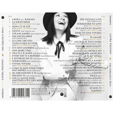 Cd Laura Pausini 20 The Greatest Hits 2 Cd Sigillato Ebay