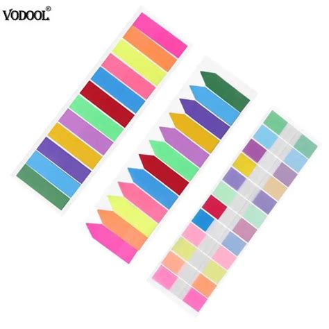 Vodool Color Pcs Index Memo Pad Stickers Sticky Notes Notepad