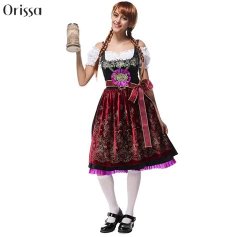 adult sexy traditional bavarian catsuit halloween carnival uniform beer girl festival halloween