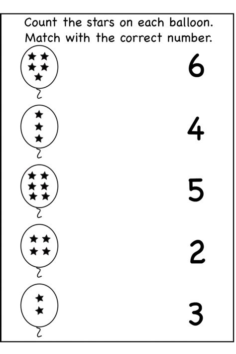 Pre K Worksheets Number Activity Shelter