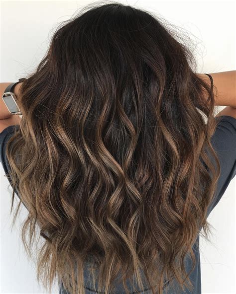 108 stylish and alluring highlights for black hair | young, fresh and sexy. 50 Dark Brown Hair with Highlights Ideas for 2021 - Hair Adviser