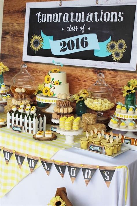 Graduation desserts graduation party foods college graduation parties graduation cupcakes graduation graduation party dessert ideas. Country Fair Graduation Party | Kara's Party Ideas ...