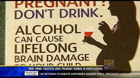 don t drink coasters urge pregnant women to avoid alcohol