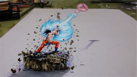 Whos your favourite dragon ball character? 3D Drawing - dragon ball Z - YouTube
