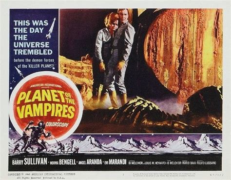 planet of the vampires aka terror in space 1965 lobby card sci fi movies cheesy movies