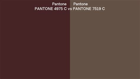 Pantone 4975 C Vs Pantone 7519 C Side By Side Comparison