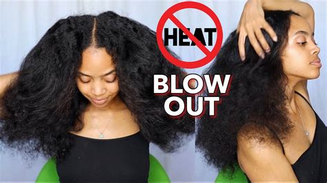 No Heat Blowout On Natural Hair How To Prep For Protective Styles