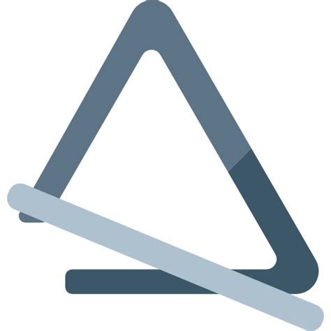 Triangle Basic Rounded Flat Icon