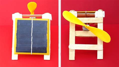 How To Make A Solar Powered Fan At Home Diy Youtube
