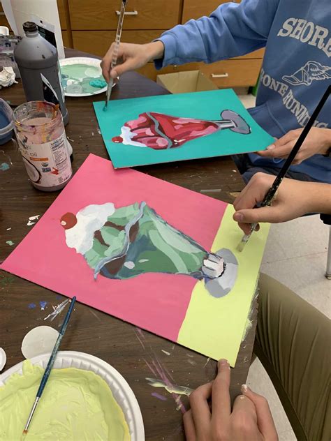 High School Art Project Ideas From Inside Out Art Teacher
