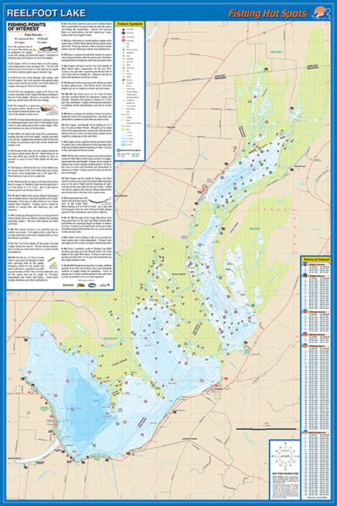 Reelfoot Lake Fishing Map Fishingerd