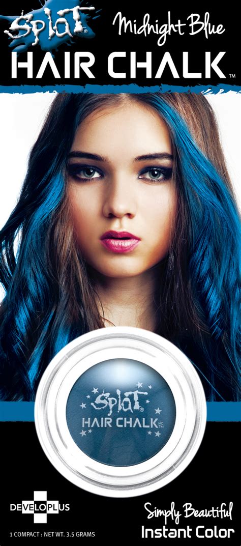Splat Midnight Blue Hair Chalk Totallyhaircare