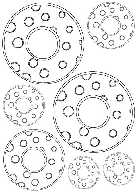 Donut Coloring Pages Coloring Pages To Download And Print