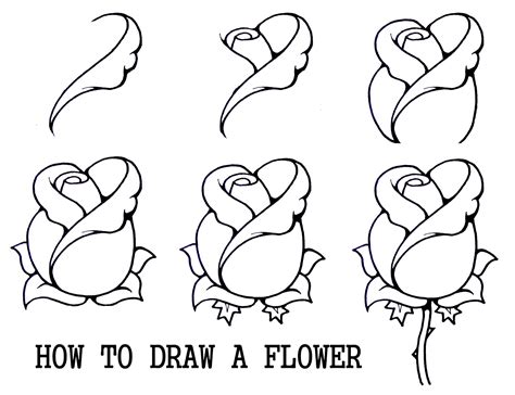 Maybe you would like to learn more about one of these? DARYL HOBSON ARTWORK: How To Draw A Flower Step By Step