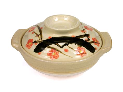 This slow and gentle cooking. Medium-Size Cherry Blossom Donabe Clay Pot Cookware