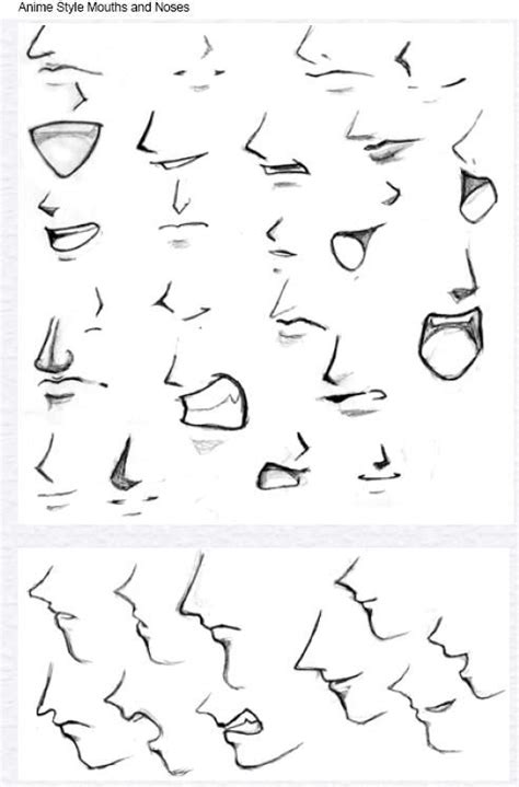 The fact is that in the anime there are a huge variety of how to draw noses. Anime mouth Drawing - Bing images | Anime mouth drawing ...