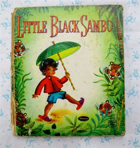 Rare Vintage Little Black Sambo 1950 Whitman Tell A Tale