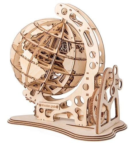 Diy 3d Wooden Globe Get Your Geek On Now Geeky Cool And
