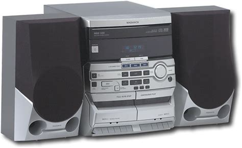 Best Buy Magnavox 3 Cd Changer Stereo Shelf System Mas10037