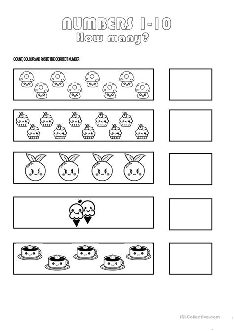 Number tracing with crayons number tracing number writing. NUMBERS 1-10 WORKSHEET - English ESL Worksheets for ...
