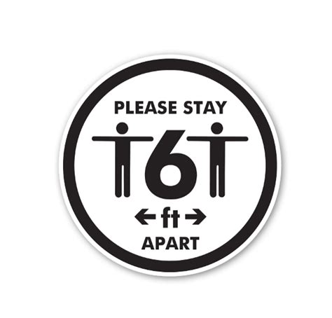 Buy This Please Stay 6ft Apart Stickers Stickerapp Shop