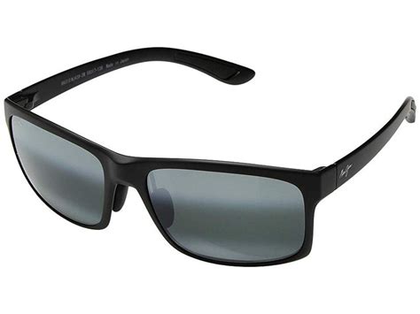 maui jim pokowai arch athletic performance sport sunglasses black matte neutral grey