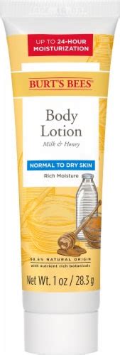 Burts Bees Normal To Dry Skin Milk And Honey Body Lotion 1 Oz Frys