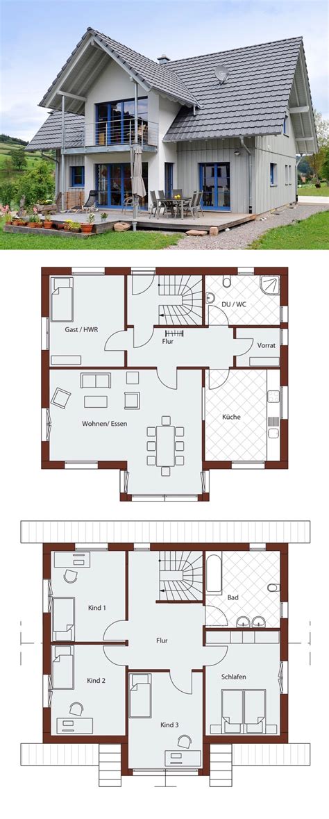 Grundriss haus bungalow 5 zimmer , grundriss bungalow 5 zimmer 130 qm , grundrisse bungalows 5 zimmer , bungalow grundriss 5 zimmer , bungalow grundriss 5 zimmer mit garage Einfamilienhaus Neubau modern im Landhausstil, 6 Zimmer ...