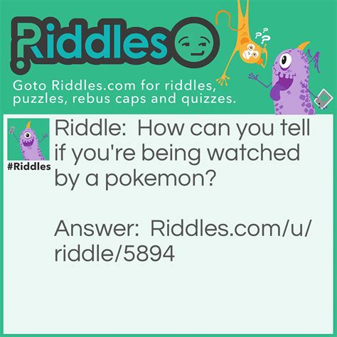 Pokemon Riddle Riddle And Answer