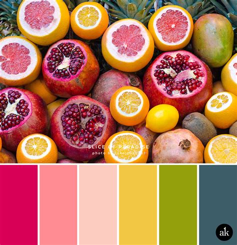 In love with colors, since 2002. a fruit-inspired color palette — Creative brands for ...