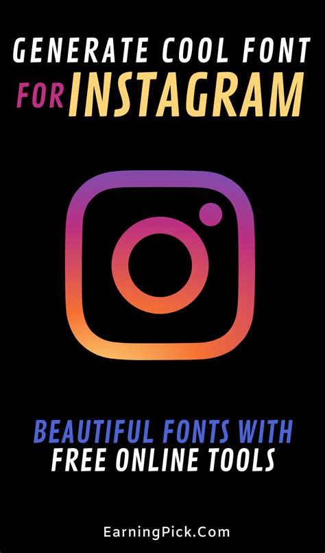 Cool Instagram Fonts Generator Tools For Your Bio And Caption