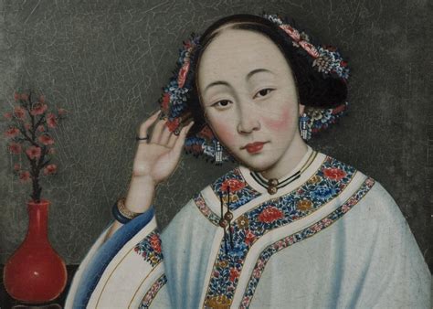 Two Chinese Portraits Attributed To Lam Qua 1801 1860 One Of A