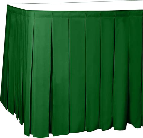 Ultimate Textile 7 Ft Box Pleat Polyester Table Skirt