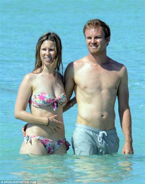 Formula S Nico Rosberg And Wife Vivian Sibold Relax On A Formentera