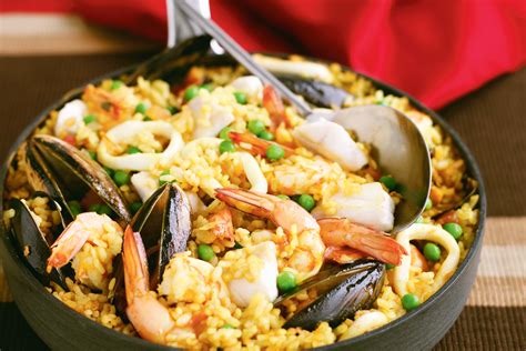 All Best Delicious Food Spanish Seafood Paella Recipe