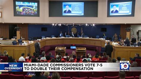 Miami Dade Commissioner Vote In Favor Of Increasing Their Salaries