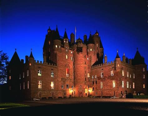 Glamis Castle The Home Of Macbeth In Angus Scotland Looking Stunning