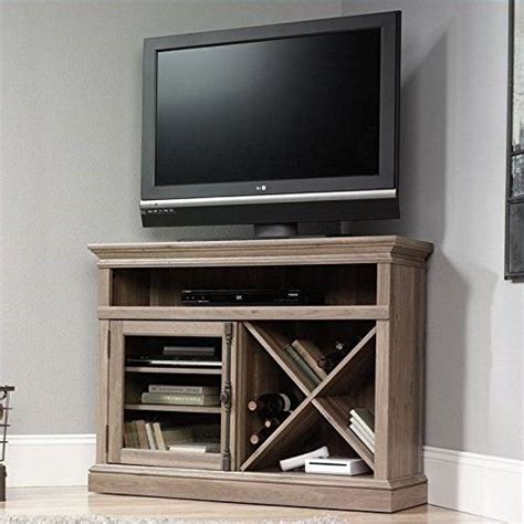 Barrister Lane Corner Tv Stand Salt Oak Finish