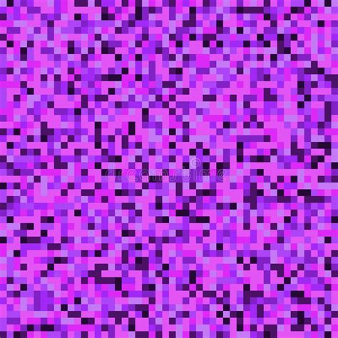 Minimal Seamless Pixelated Mosaic Pattern With Random Pixels Re Stock