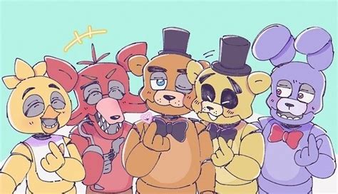 Five Cartoon Bears Wearing Top Hats And Bow Ties Are Standing In Front