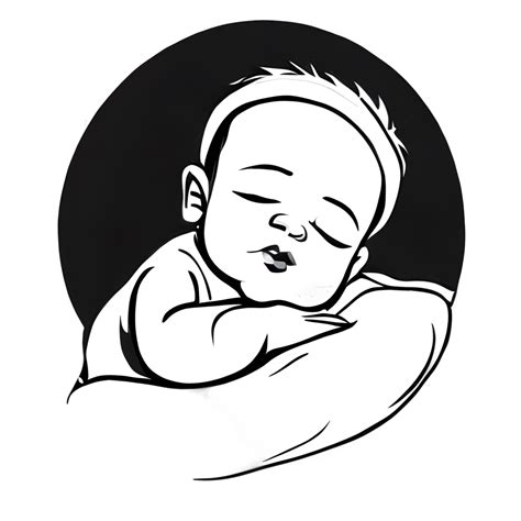 Sleeping Baby Graphic · Creative Fabrica