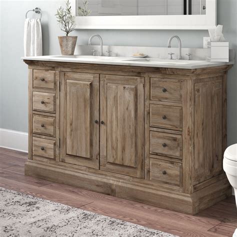These are constructed out of 3/4″ i love this vanity! Laurel Foundry Modern Farmhouse Clemmie 61" Double ...