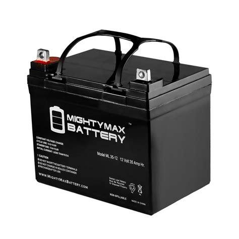 Mighty Max Battery 12 Volt 35 Ah Sealed Lead Acid Sla Rechargeable