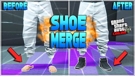 Gta 5 Shoe Merge How To Merge Shoes On Any Outfit Gta 5 Glitches No