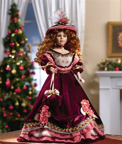 This stunning victorian doll makes a great gift for someone you love. Christmas Victorian | Porcelain Dolls | Pinterest