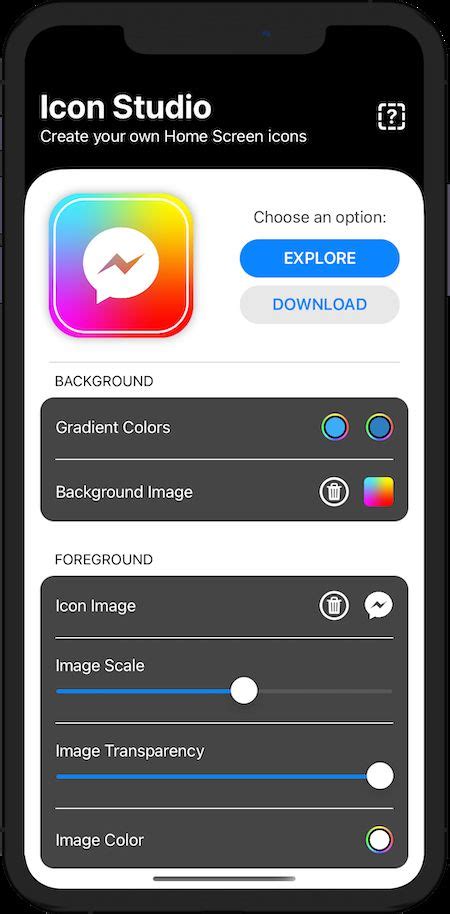 View the ios design guidelines Icon Studio - iOS 14 App Icon Changer by Apps4World | Codester