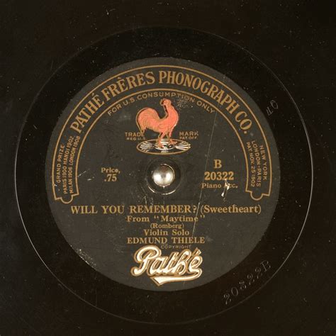 Will You Remember Sweetheart Edmund Thiele Free Download Borrow And Streaming