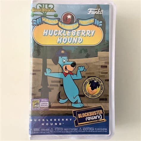 Huckleberry Hound Blockbuster Rewind Figure Funko Sdcc Exclusive